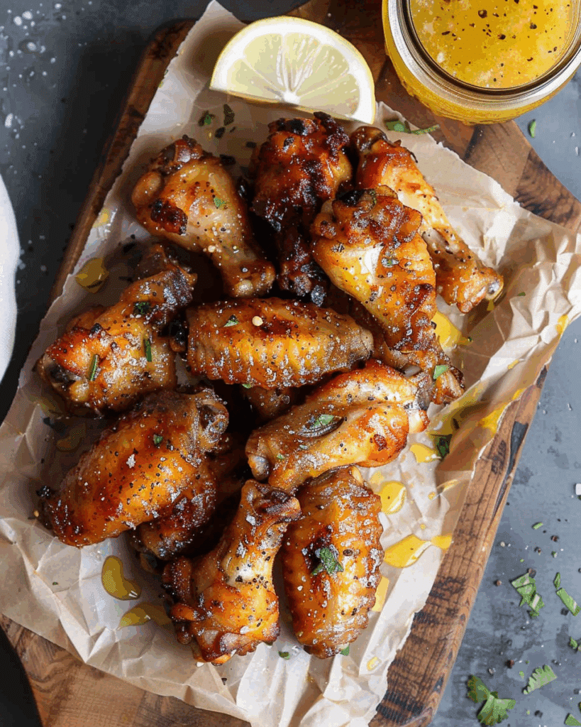 Honey Lemon Pepper Wings