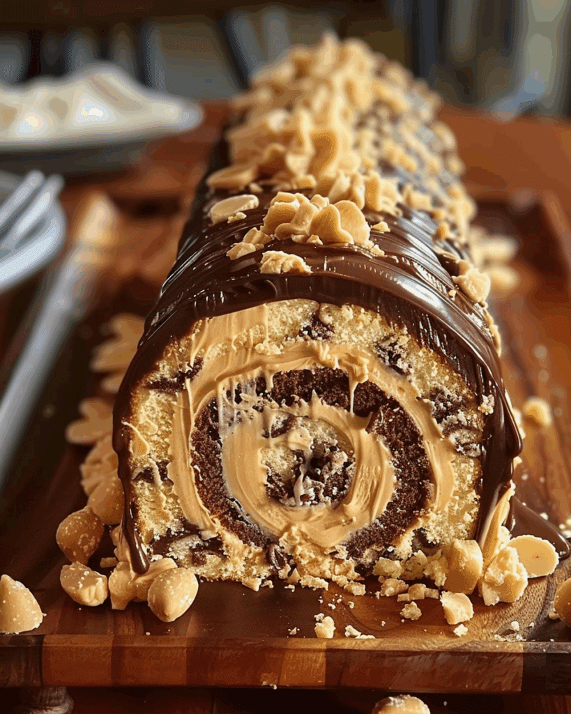 Reese’s Peanut Butter Cake Roll