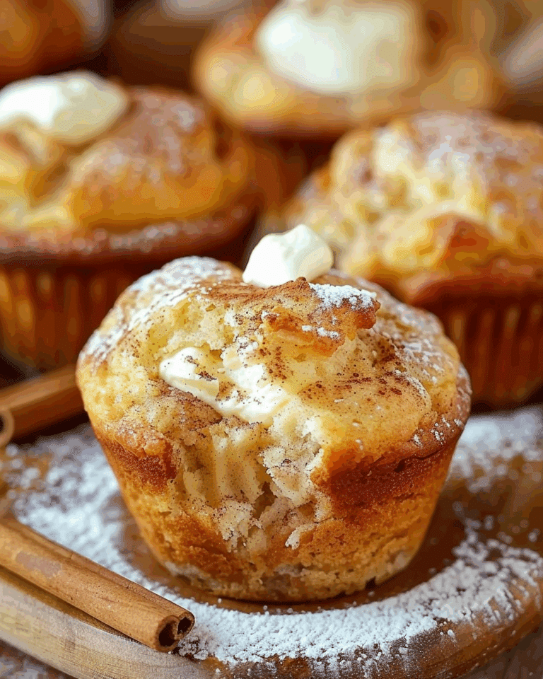 Luscious Cinnamon Cream Cheese Muffins