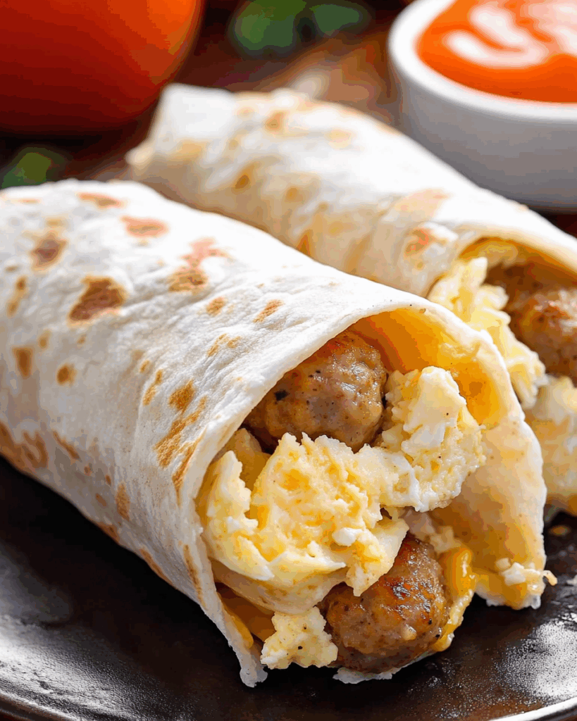 Sausage Egg & Cheese Roll-Ups