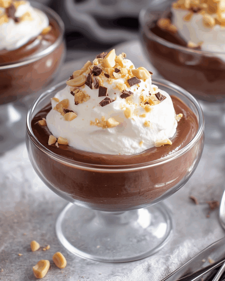 Heaven In A Bowl: Chocolate Peanut Butter Pudding