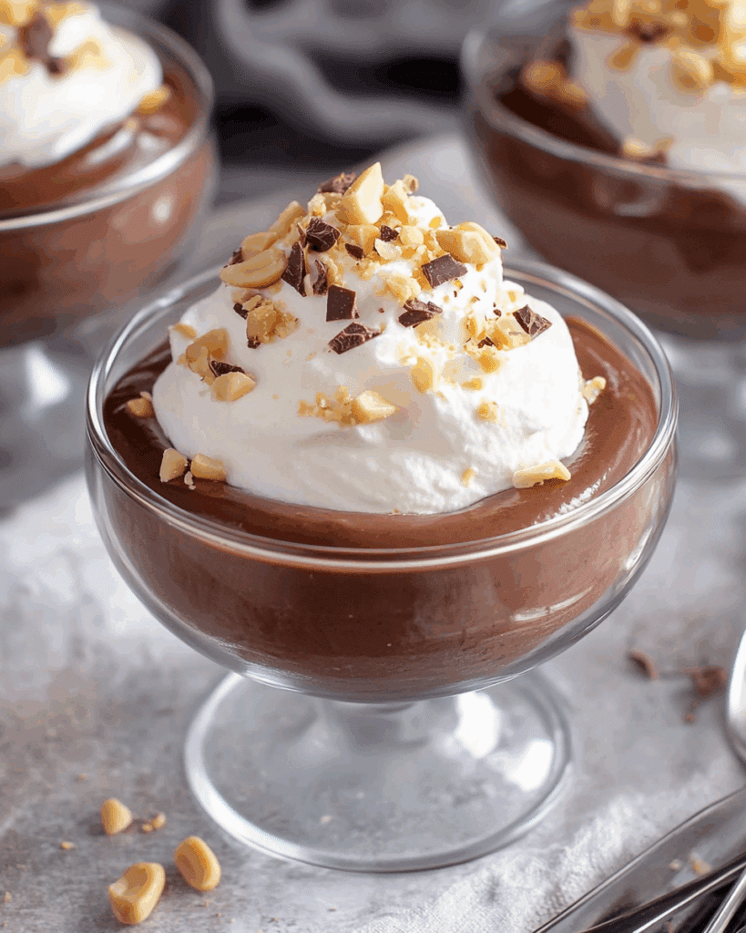 Heaven In A Bowl: Chocolate Peanut Butter Pudding