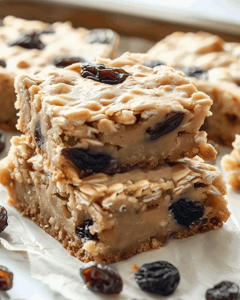 Oatmeal Raisin Cookie Bars