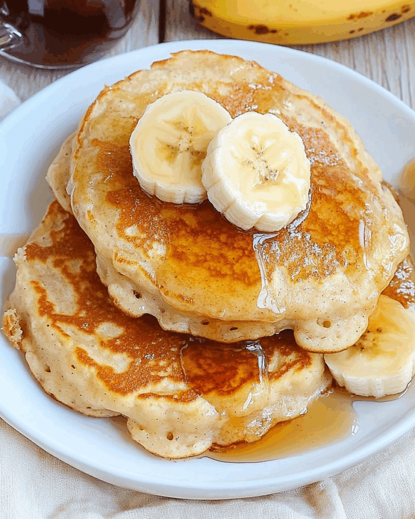 Brown Sugar Banana Pancakes