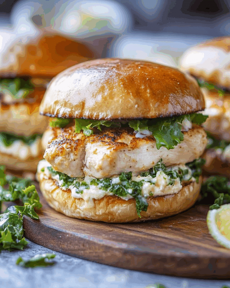 Chicken Caesar Burgers
