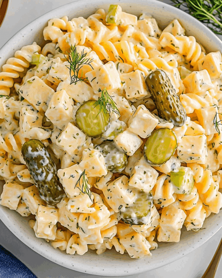 Dill Pickle Pasta Salad Recipe