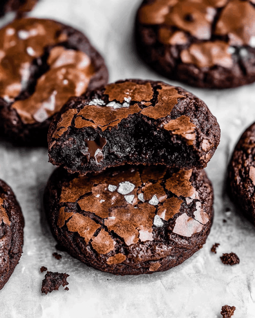 Fudgy Chewy Browkies (Brookies)