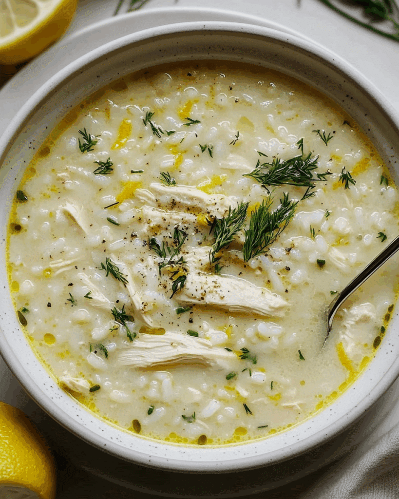 Greek Lemon Chicken Soup Recipe