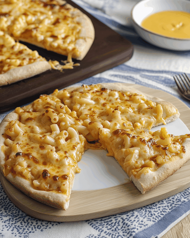 Macaroni and Cheese Pizza