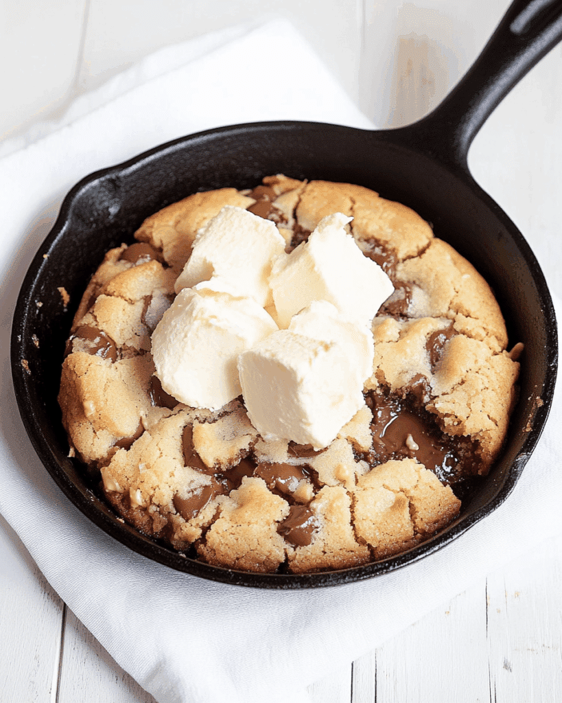 Peanut Butter S’mores Skillet Cookie