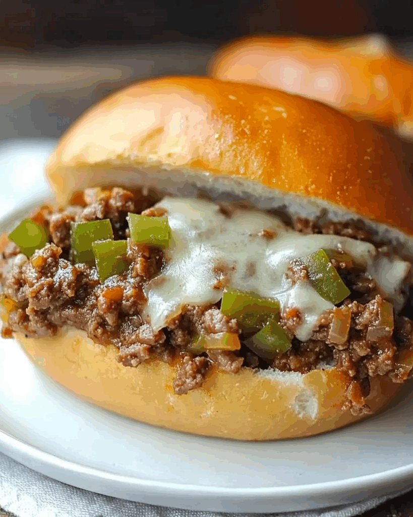 Philly Cheese Steak Sloppy Joes