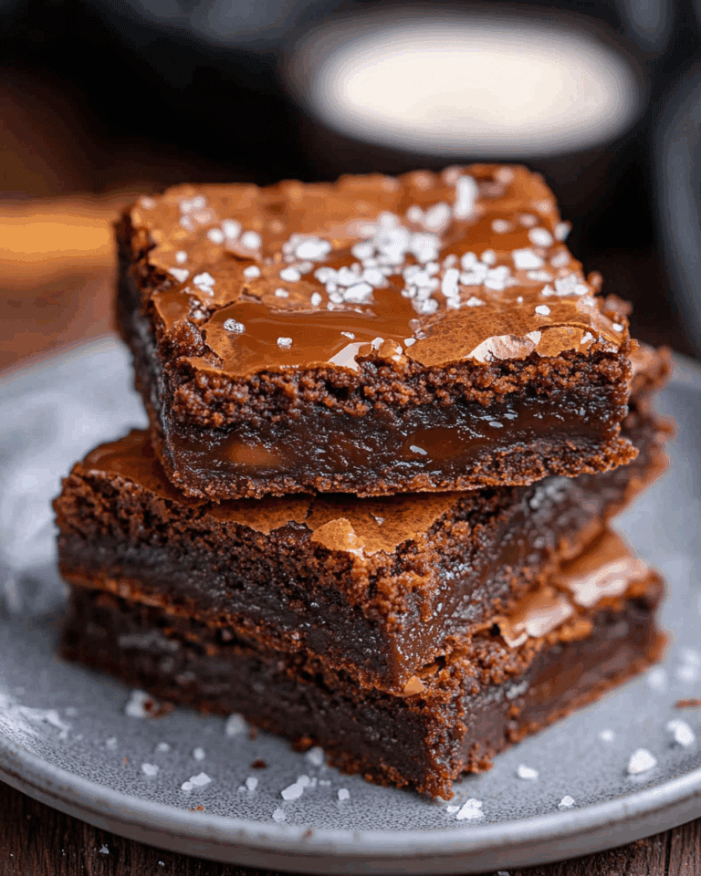 Salted Caramel Brownies