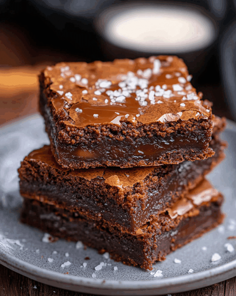 Salted Caramel Brownies