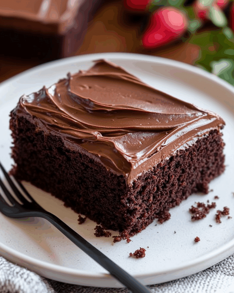 Simple Chocolate Cake Recipe