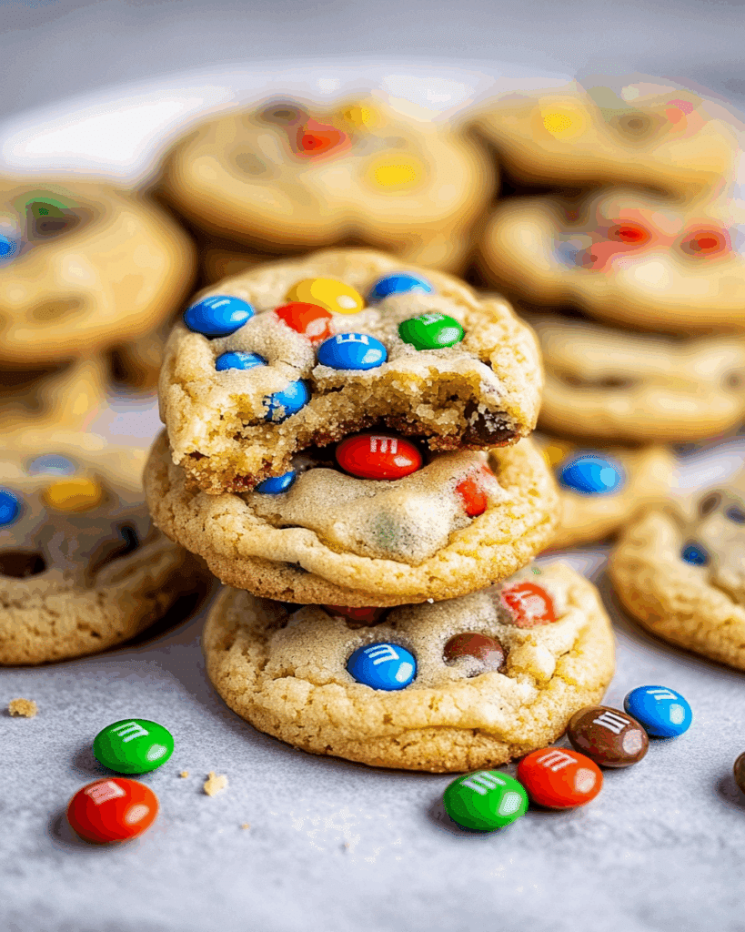 Soft-Baked M&M Cookies