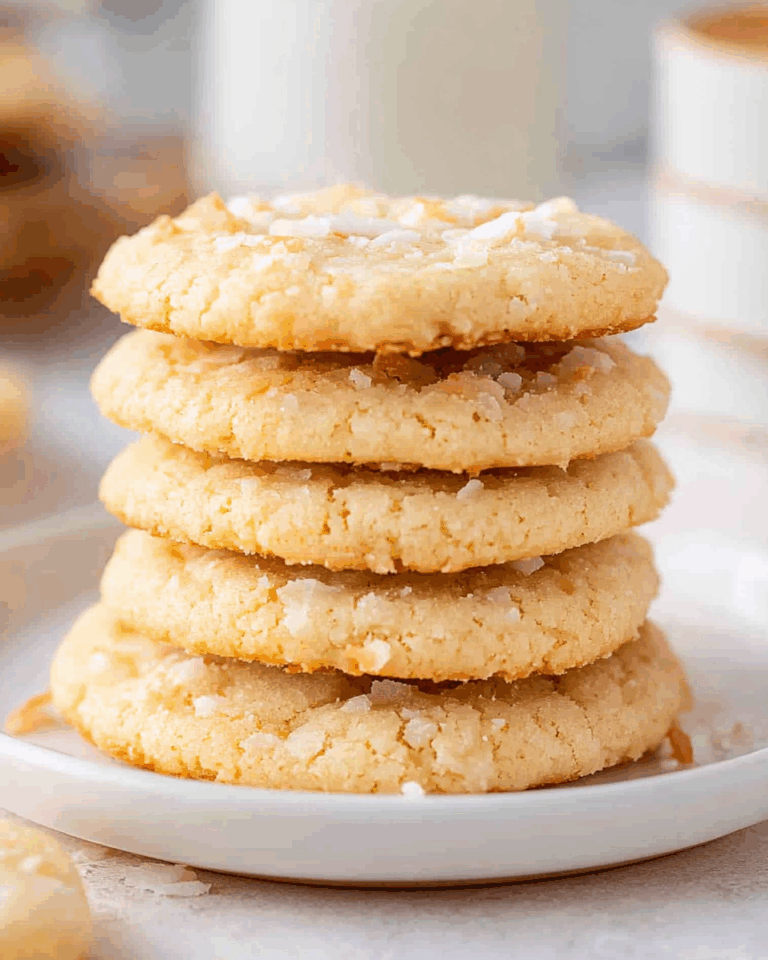 Soft and Chewy Coconut Cookies