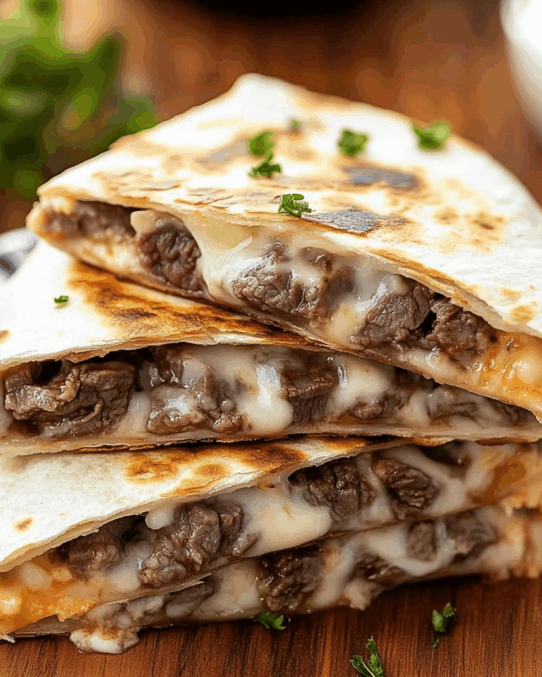 Steak Cheese Quesadillas on Blackstone