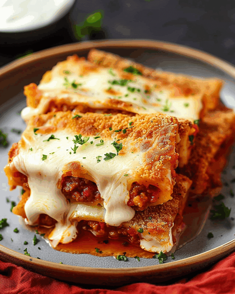 Air Fryer Lasagna Fritta
