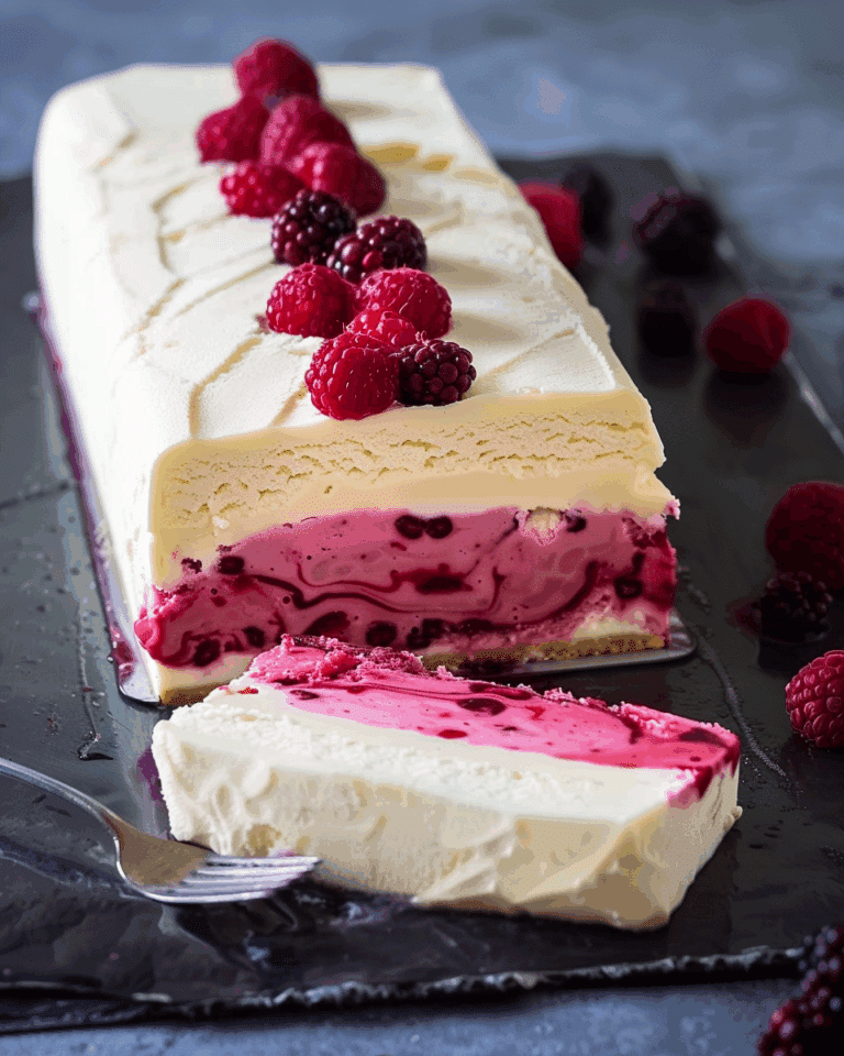 Homemade Ice Cream Terrine