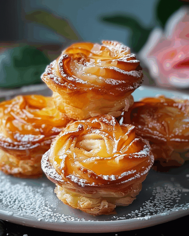 Peach Pie Cruffins