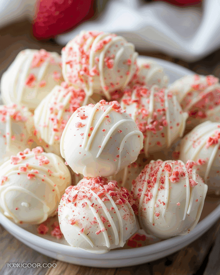 Strawberry Cheesecake Truffles