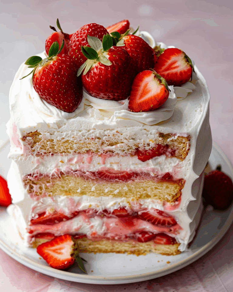 Strawberry Shortcake Cake