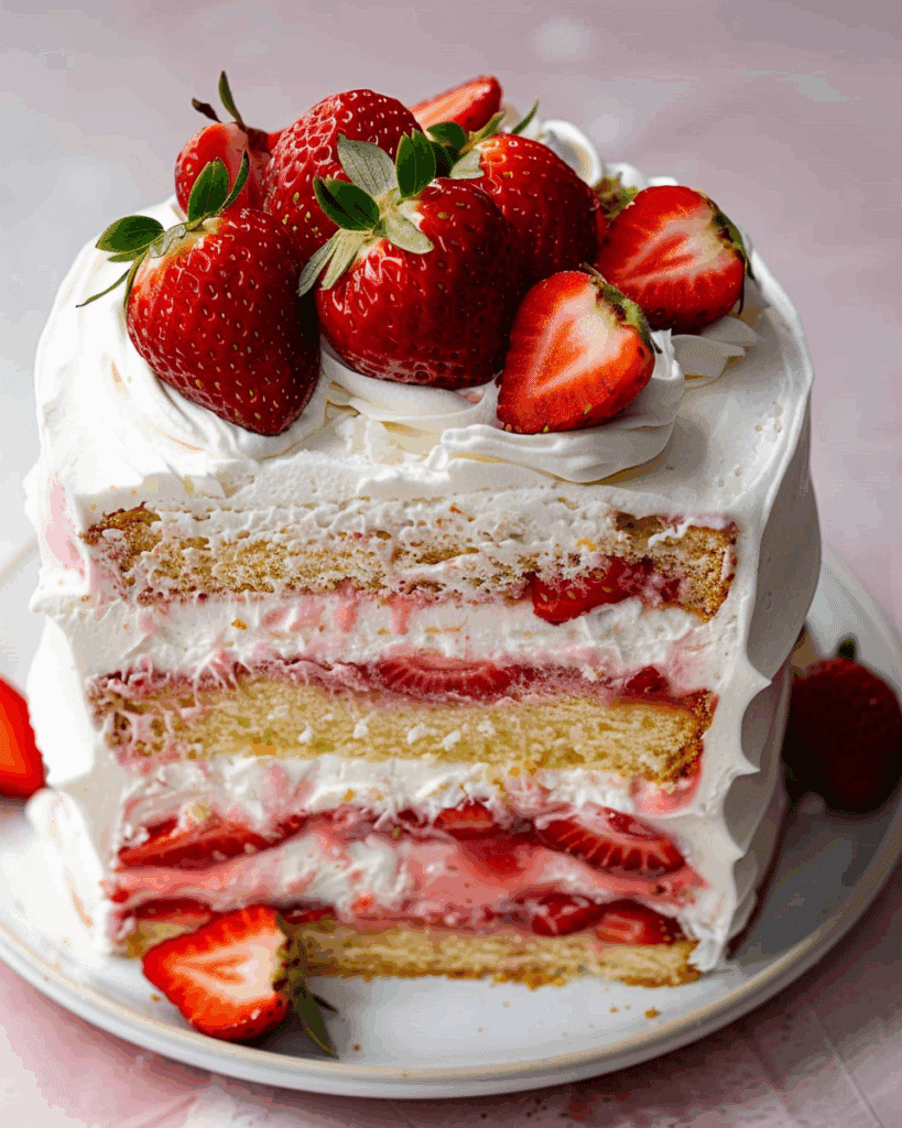 Strawberry Shortcake Cake