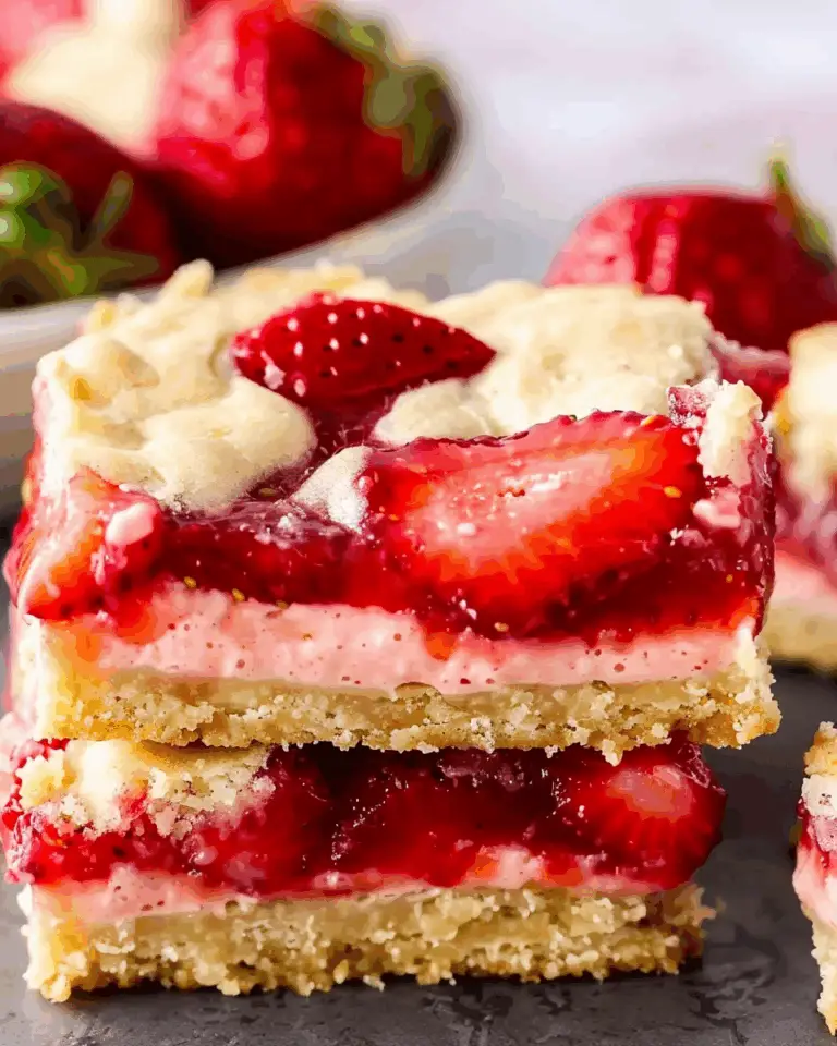 Strawberry Pie Bars