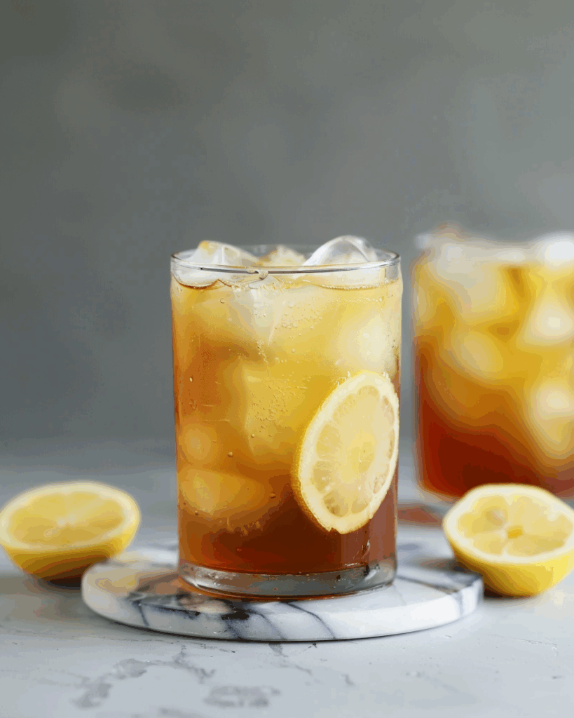 Lemon Vanilla Black Tea Iced Tea