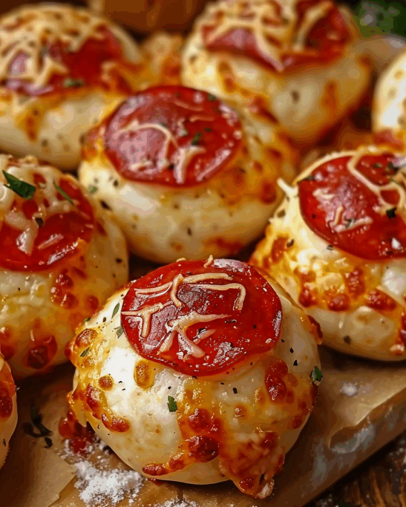 Pepperoni Pizza Bombs