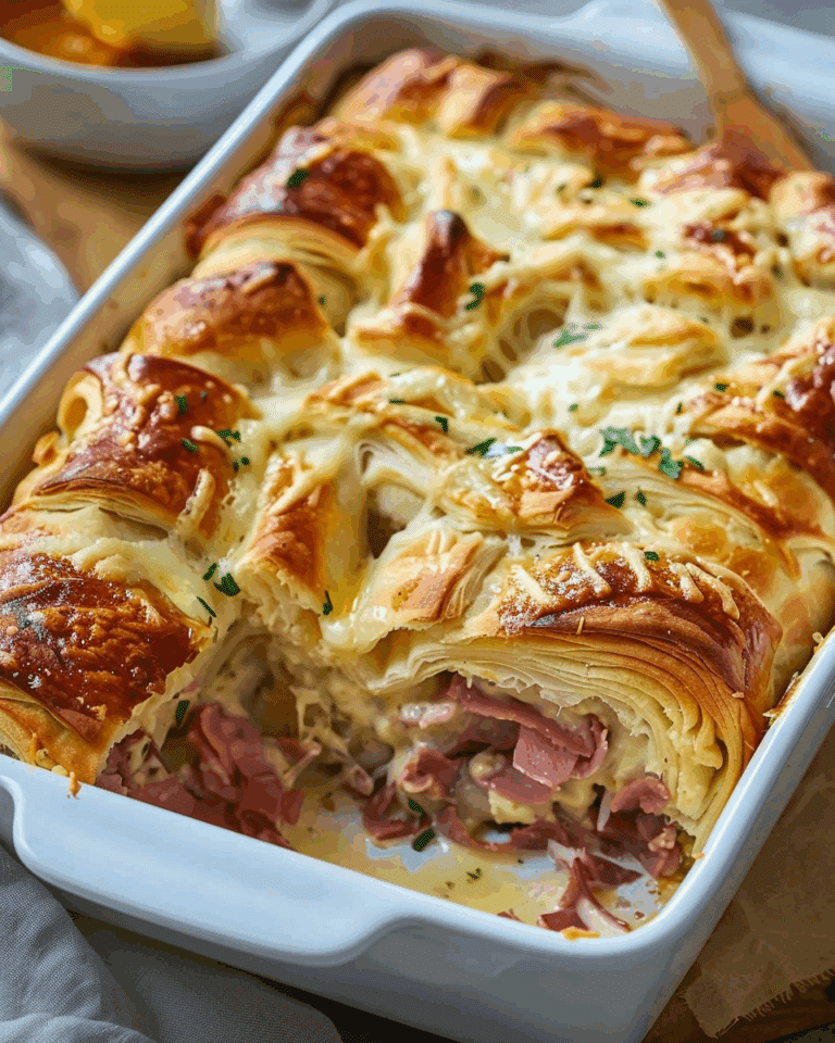 Reuben Crescent Bake