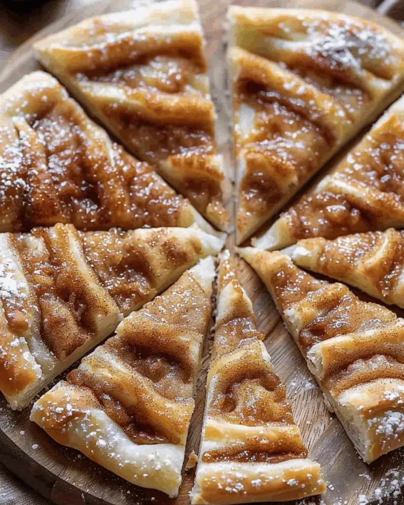 Cinnamon-Sugar Pizza Made With Crescent Rolls
