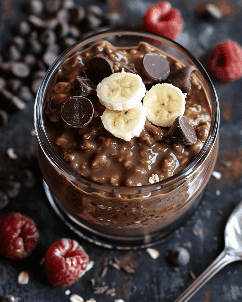 Brownie Batter Overnight Oats