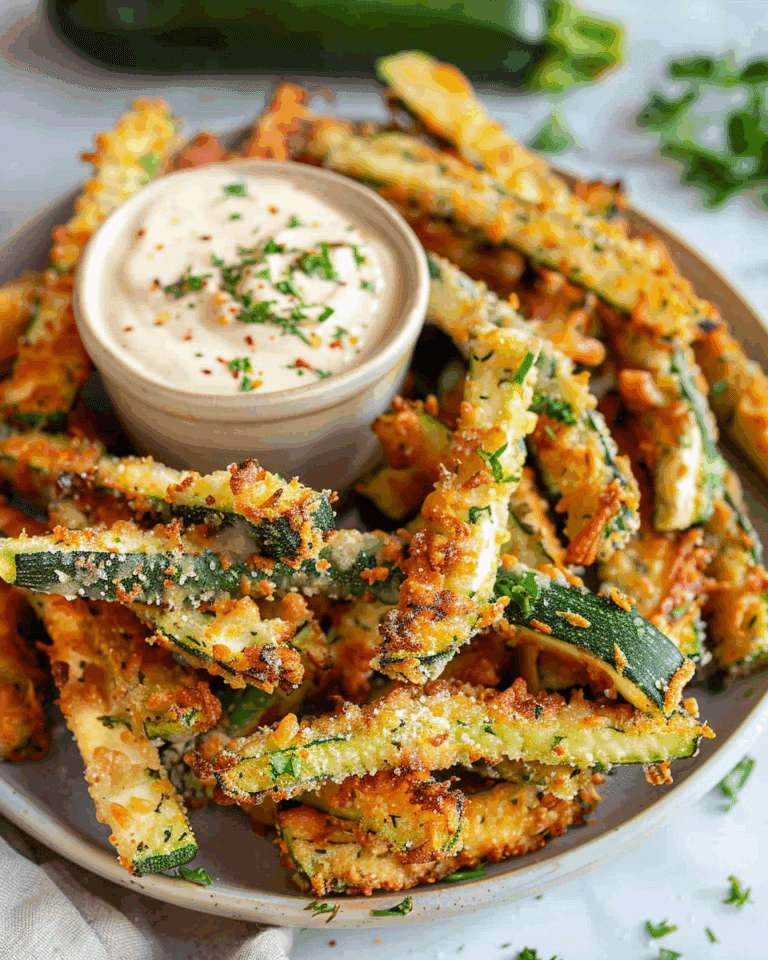 Easy and Crispy Air Fryer Zucchini Fries