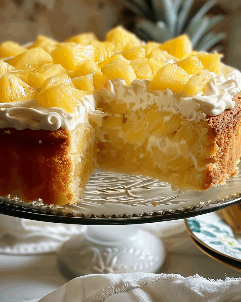 Juicy Pineapple Heaven Cake
