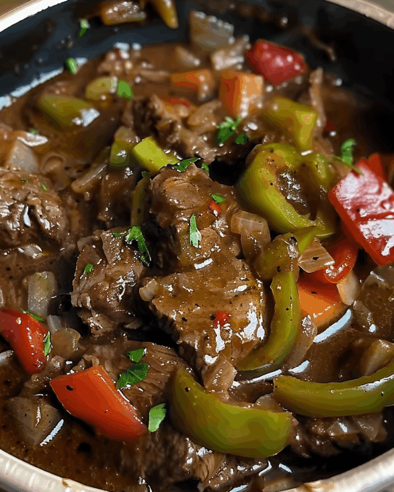 Pepper Steak in a Crock Pot