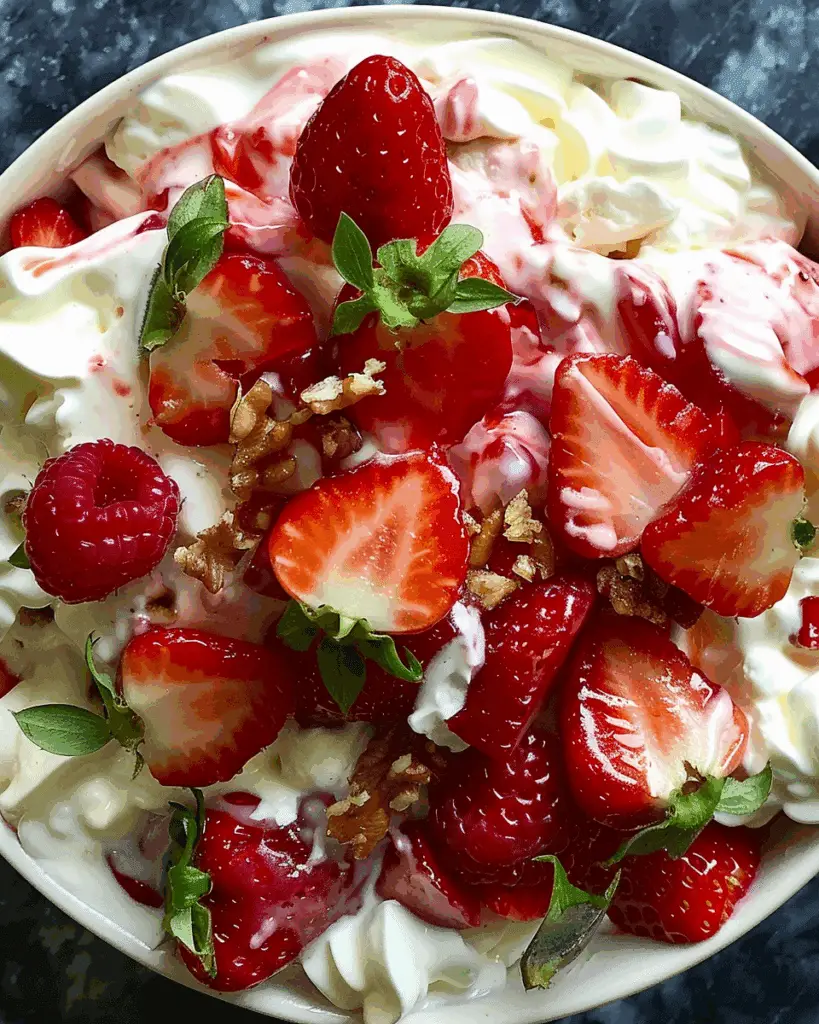 Strawberry Dessert Salad