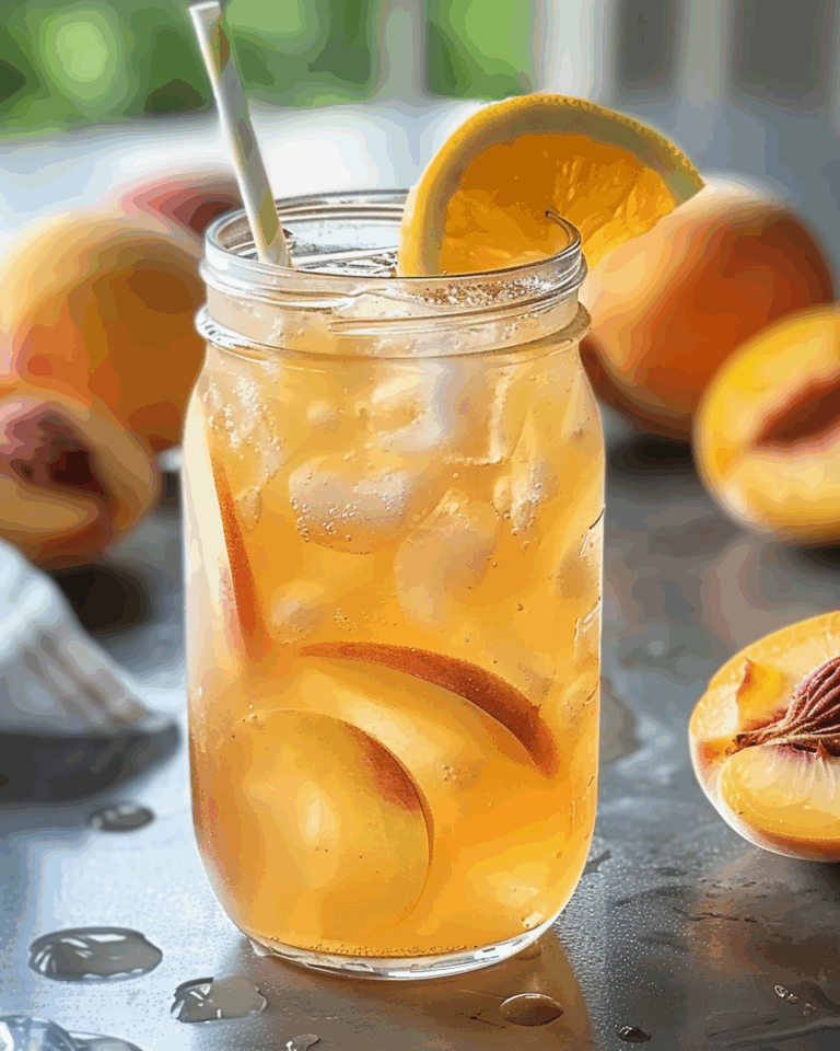 Refreshing Peach Lemonade
