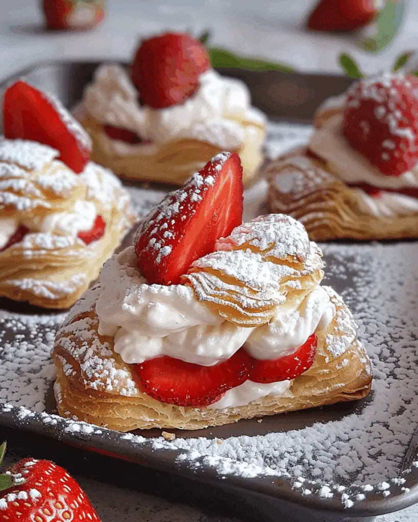 Strawberry Cream Puffs
