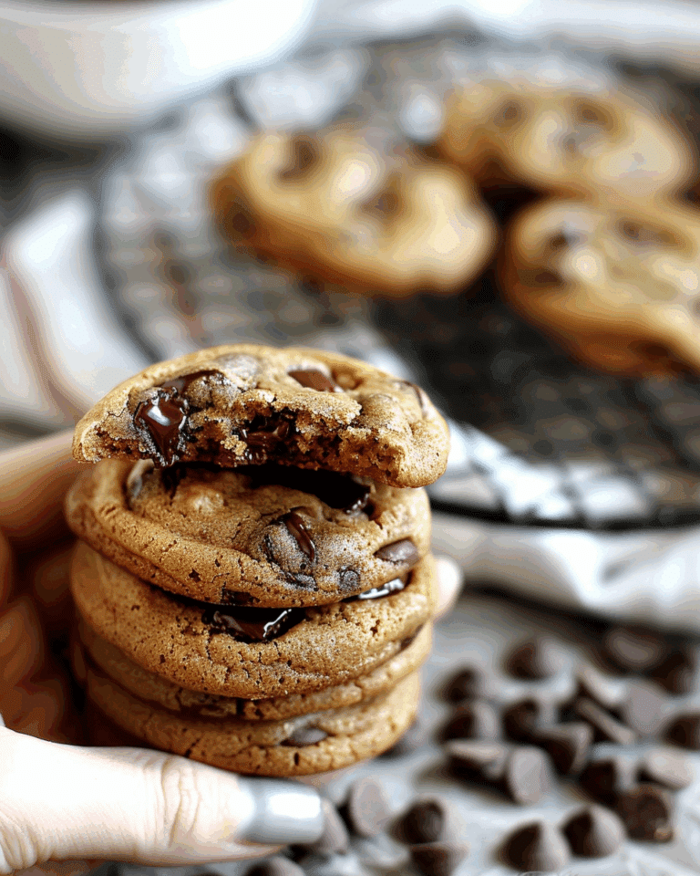 Browned Butter Espresso Chocolate Chip Cookies