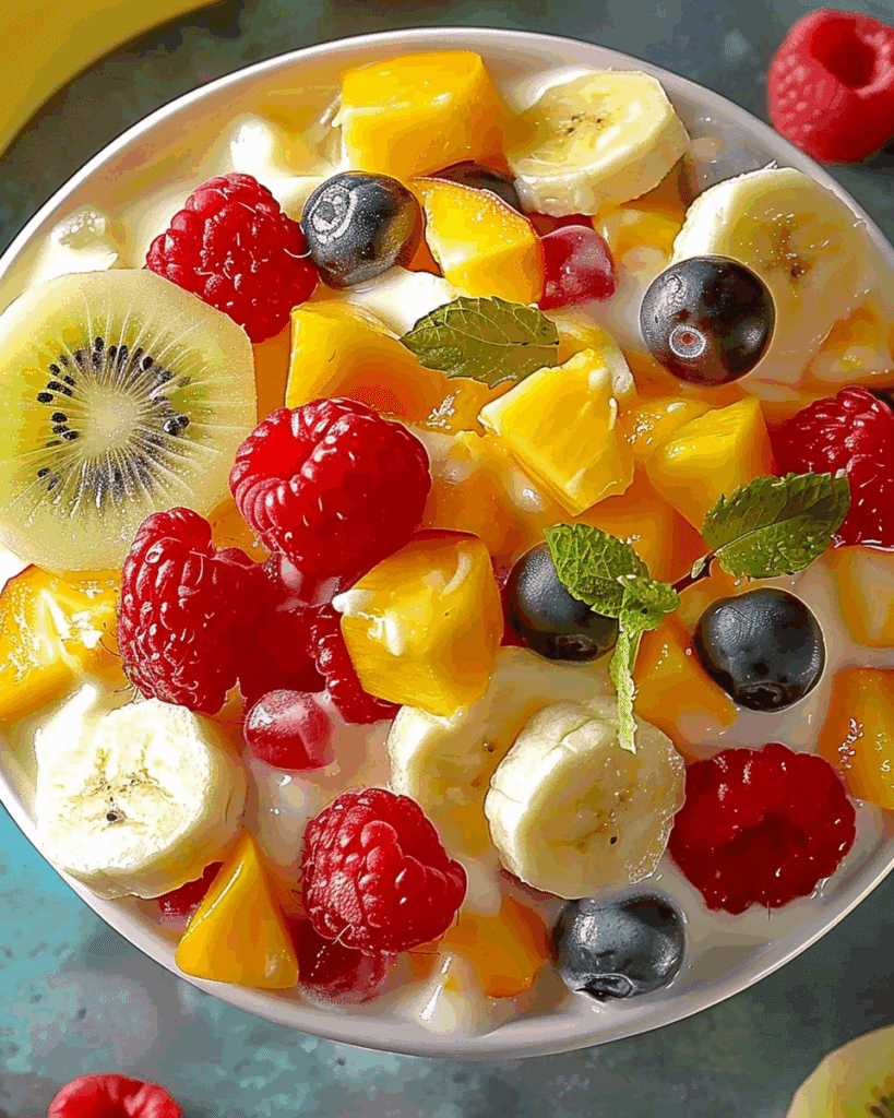 Creamy Tropical Fruit Mix