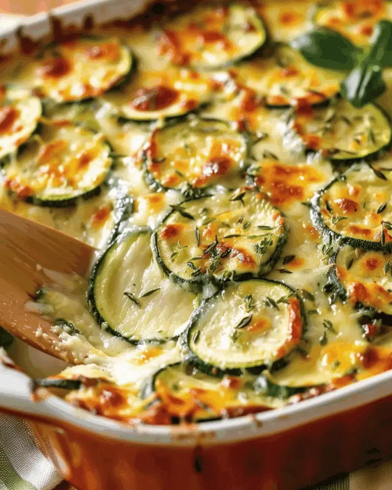 Irresistible Baked Zucchini and Cheese