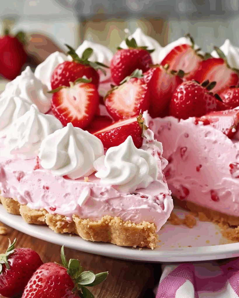 Strawberry Cool Whip Pie