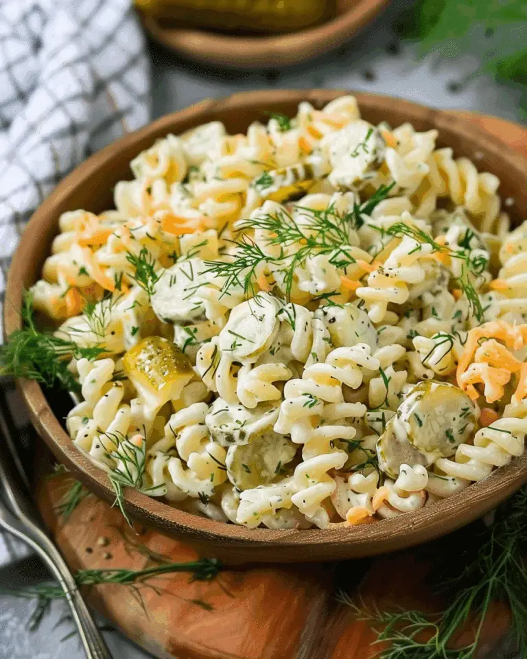 Dill Pickle Pasta Salad