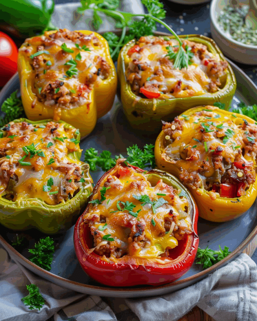 Easy Stuffed Bell Peppers