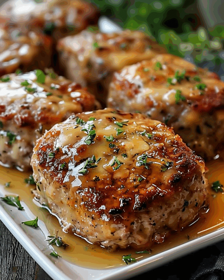 Garlic Parmesan Meatloaves