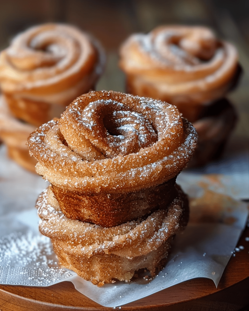 Churro Cruffins
