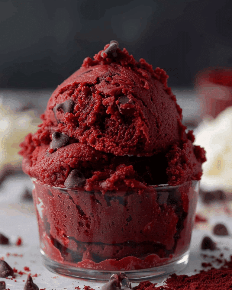 Red Velvet Cookie Dough