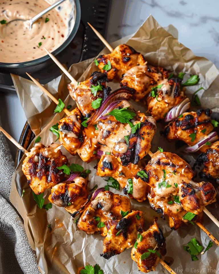 Bang Bang Chicken Skewers