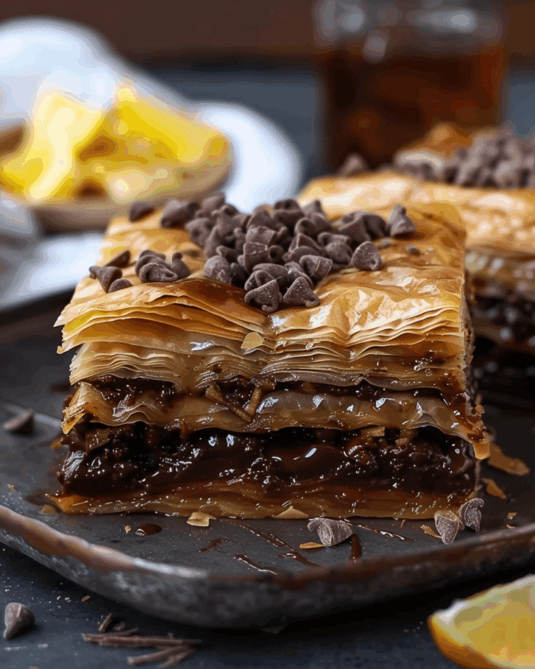 Chocolate Baklava